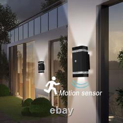 1-8PCS Outdoor LED Wall Light PIR Motion Sensor Lamp Outside Garden Porch Sconce