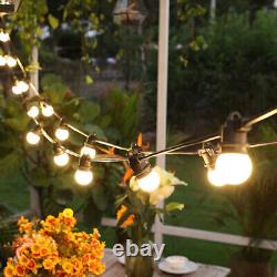 10/15/30M Globe Bulb Ball Fairy String Lights Plug In Outdoor Garden Waterproof