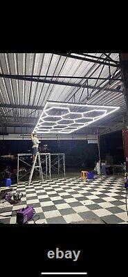10 Hexagon lighting grid Garage Lights shops lights Barbershop lights Salon