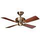107 cm 42 Traditional Ceiling Fan With Pull Cord HUNTER BAYPORT Brass 11246/