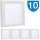 10x 18W LED Ceiling Surface Down Light Panel Living Room Bathroom Kitchen Lamp