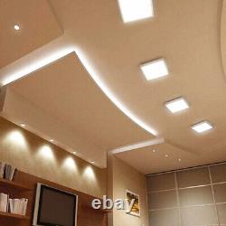 10x 18W LED SURFACE MOUNT Ceiling Panel Light Cool White Square Commercial Shop