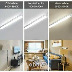 10x LED Strip Lights 4FT Batten Tube Light for Garage Workshop Office Lamp White