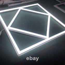 10x Manningham Lighting 60W Lattice Diamond Recessed Edge Frame 600 Panel Light