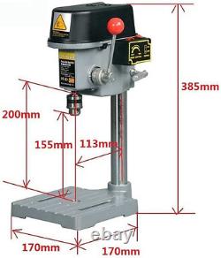 110V 340W 0-16000Rpm 3-Speed Heavy Duty 1-10Mm Bench Drill Press Workshop Mounte