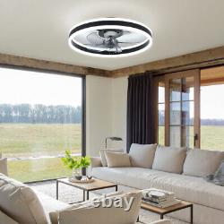19.7 3 Color Dimmable Ceiling LED Fan Light Lamp Chandelier Remote APP Control