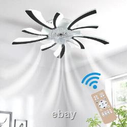 31 Modern LED Ceiling Fan Light Dimmable Chandelier Lamp APP Remote Control