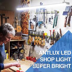 4FT LED Shop Lights for Garage, 4 Foot LED Wraparound, 40W, 4400LM, 4000K Neutra
