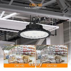 4PACK LED High Bay Light 100W Factory Workshop Warehouse Industrial Lights 6500K