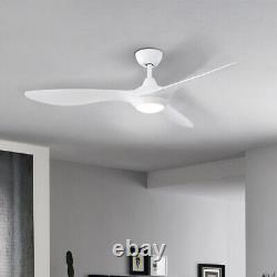 52inch Ceiling Fan with Light Remote Control 3 Colour Changing LED 6 Wind Speeds