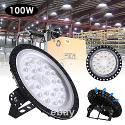 6Pack 100W LED High Bay Light Factory Industrial Warehouse Shop Lamps Gym Lights