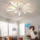 78CM Large 5-Head V-Shape LED Ceiling Fan Light Modern Chandelier Fan with Lamp