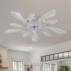 78CM Large 5-Head V-Shape LED Ceiling Fan Light Modern Chandelier Fan with Lamp