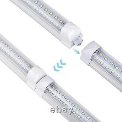 8Ft LED Shop Light Fixture 10000LM 6500K Save 57% on Electricity Bill