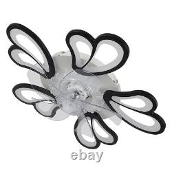Ceiling Fan Light Reversible Airflow 5 Blades Mount Lighting APP/Remote Dimmable