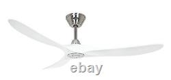 Ceiling fan CasaFan 315224 ECO GENUINE 152cm white / brushed chrome