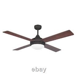 Ceiling fan with Lighting Icaria Brown Mahogany 52 Ceiling fan with Remote kit