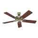 Ceiling fan with Pull Chain Savoy Polished Brass 132cm 52 Fans without Light