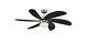 Ceiling fan with light and pull switch Westinghouse Turbo Swirl Chrome 105cm 42