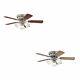 Ceiling fan with lights Westinghouse Contempra Trio Brushed Nickel 90cm 36