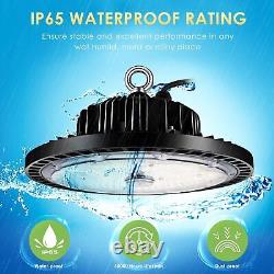 CheDux High Bay LED Shop Lights 150W 19500LM (130LM/W) 40in Cable 6000K UFO Hig