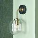 Clear Glass Wall Light Square Oval Wall Mounted Hall Lamp For Living Room Lights
