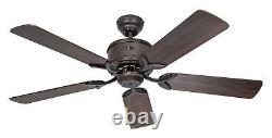 DC ceiling fan with remote control Indoor fan Eco Elements Antique Brown