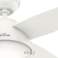 Fan Dante, 112 cm, Indoor Ceiling Fan with Light and Handheld Remote