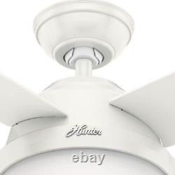 Fan Dante, 112 cm, Indoor Ceiling Fan with Light and Handheld Remote