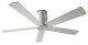 Flush mount Ceiling fan with Remote control Rodas Grey Low profile Fan 132cm 52