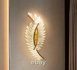 Gold Wing Wall Lights Bedside Sconce LED Lamp 2 Wall Lights Modern Wall Sconces