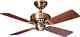 HUNTER FAN Ceiling Fan Bayport 107 cm Indoor, and Pull Chain, Antique Brass