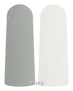 Hugger Ceiling fan Low profile Classic Flat White Grey Flush mount 103 cm 41
