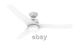Hunter ceiling fan with light 50626 HARMONY white