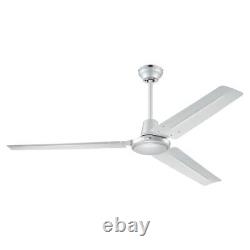 Industrial 56 Westinghouse Ceiling Fan Silver with Wall Control