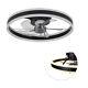 LED Ceiling Fan Lights Remote Control 6 Speeds Bedroom Ceiling Fan with Lighting