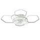 LED Ceiling Fan with Smart 3 Light Color 6 Speed Reversible Blade Remote Control