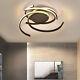 LED Ceiling Lights Chic Chandelier Pendant Lamp Black White Frame Dimmable Clear