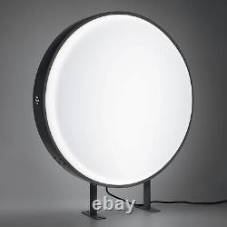 LED Double Sided Outdoor Round Illuminated Projecting Light Box Shop Sign 60cm