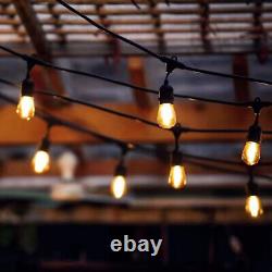 LED Globe Bulb Festoon Fairy String Lights Mains Plug In Garden In/ Outdoor Xmas