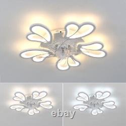 Led Ceiling Fan with Chandeliers Light Bedroom Living Room Remote/APP Control UK