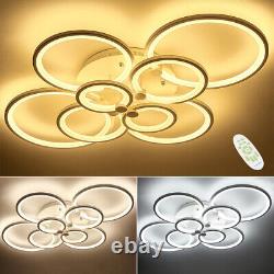 Modern LED Ceiling Light Chandelier Lamp Nordic Style Circle Ring Pendant Lights