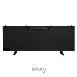 Monster Shop Electric Wall Mounted Inset LED Black Fireplace Customer Return