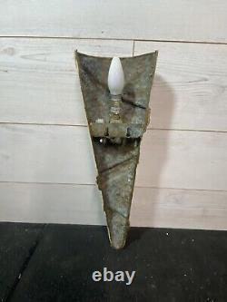 Painted Cast bronze Cone Wall light Hand Made Stunning Medieval Castle Gothic