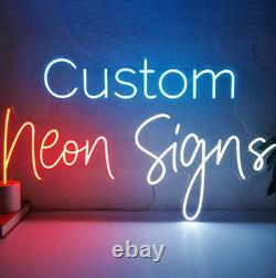 Personalised Custom Neon Sign Night Light LED Pet Shop Store Home Wall Decor
