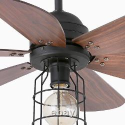 Small Ceiling fan with Light Chicago Black Walnut 36 91 cm Fan with Remote